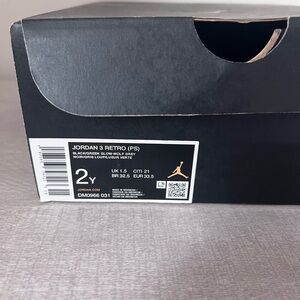 Jordan 3 Retro PS in Black and Gold